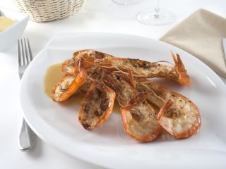 Crevettes « black Kwehly » au kari Gosse