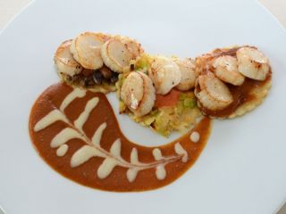 Saint Jacques en lasagne au coulis de langoustines