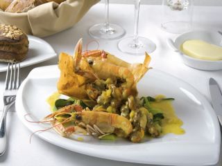 Salade de langoustines au safran